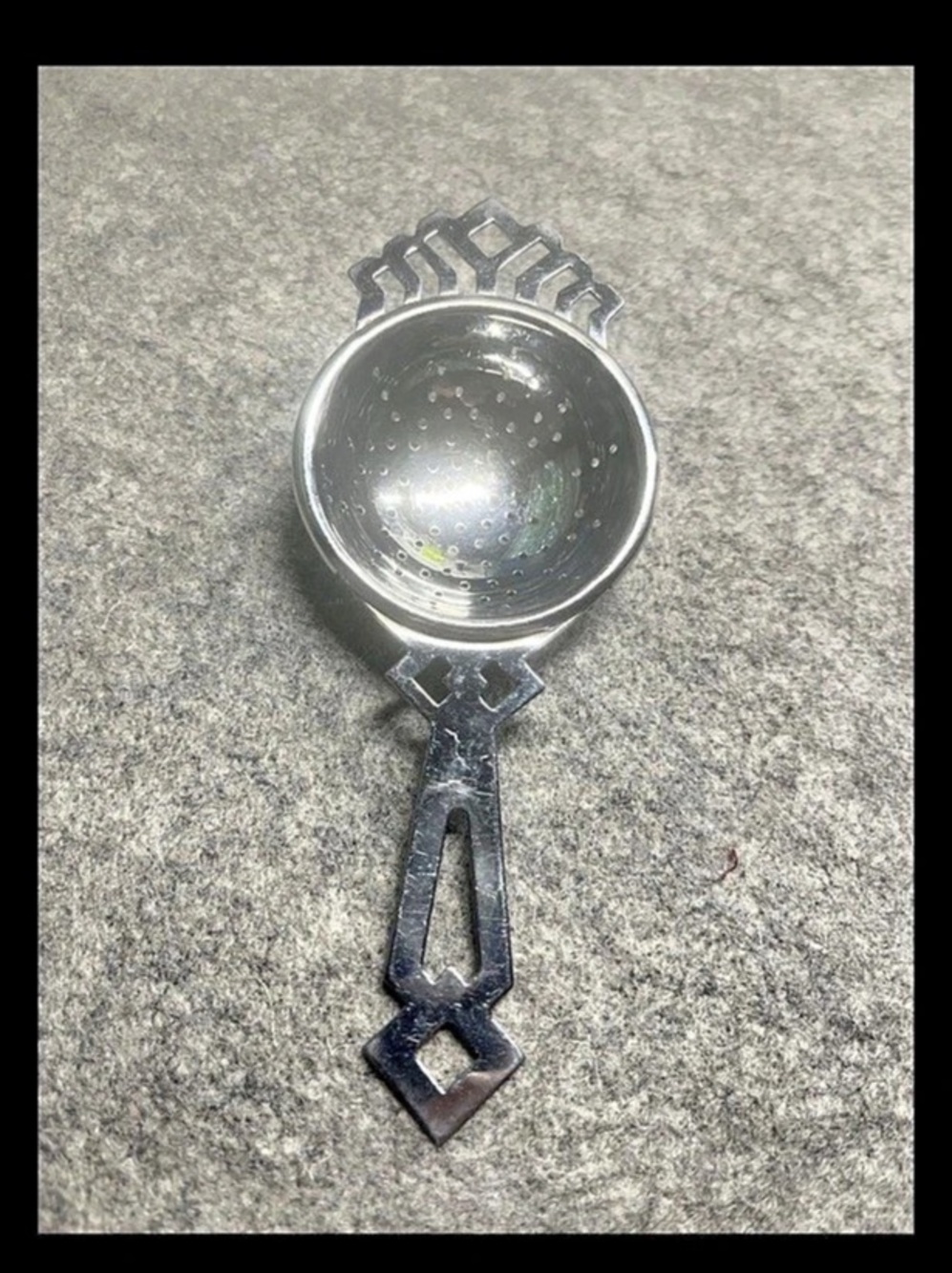 Vintage Art Deco Tea Strainer